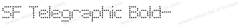 SF Telegraphic Bold字体转换